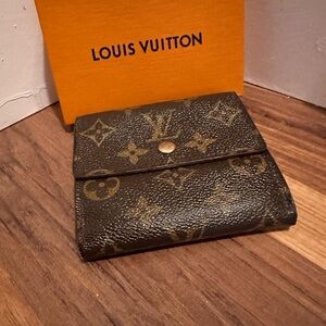 Louis Vuitton Monogram Portefeiulle Elise Trifold Wallet